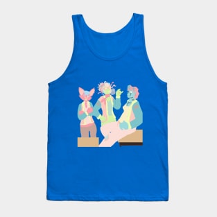 Pastel Monster Girl Gang Tank Top